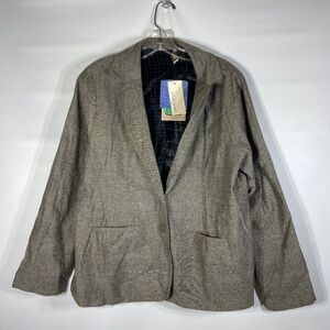 A LA TZARINA Women’s Blazer With Pockets Large